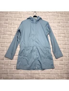 MEC Lightweight Rain Jacket Light Blue Recycled Polyester Women's S